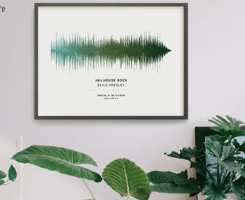Sound Wave Print