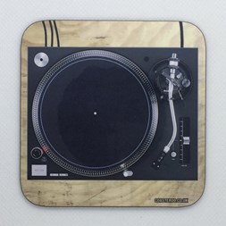 Turntable coaster