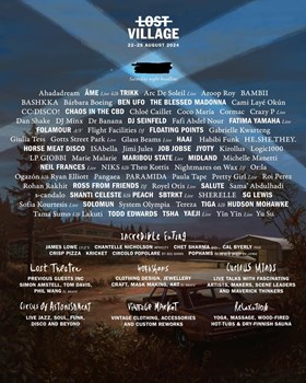 Lost Village festival poster